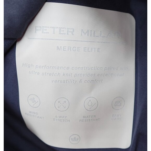 NEW $230 PETER MILLAR Merge Hybrid Golf Jacket!  Navy With Floral Print  Quilted - Picture 7 of 7